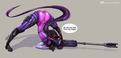 widowmaker from overwatch by pururart