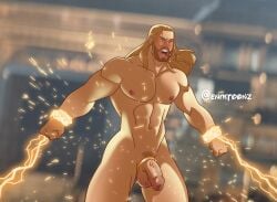 cock_ring enmtoonz male male_only marvel marvel_cinematic_universe marvel_comics solo_male thor_(marvel) tied_up