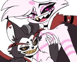 angel_dust_(hazbin_hotel) husk_(hazbin_hotel) tagme