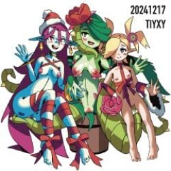 christmas christmas_outfit plink_(shantae) shantae shantae_and_the_seven_sirens