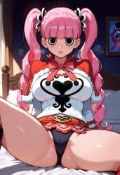 ai_generated big_breasts clothed_female one_piece panties perona spread_legs starskyai