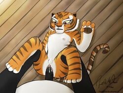 2011 anthro cum cum_in_pussy cum_inside feline furry kung_fu_panda master_tigress panda penetration penis pkspmp24 po pov tiger vaginal_penetration