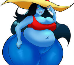 adventure_time ass belly big_ass big_belly big_breasts breasts cookies-cat fat female female_focus female_only huge_ass human marceline milf nonude obese obese_female overweight overweight_female thick_thighs tight_clothing tomboy weight_gain wide_hips