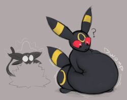 big_ass bubble_butt huge_ass overweight smokey_blokey thick_thighs umbreon wide_hips