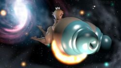 3d 3d_(artwork) big_ass breasts_bigger_than_head casual casual_nudity female female_only huge_nipples hyper_breasts hyper_nipples lordscrubart mario_(series) nintendo nude princess_rosalina space sun super_mario_galaxy