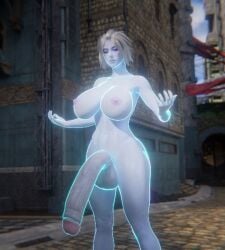 1futa 3d ass_expansion big_breasts big_penis breast_expansion breasts bungie destiny_(game) destiny_2 futa_only futanari height_growth huge_cock humanoid humanoid_penis mara_sov nude penis penis_expansion qzk_forte solo standing thick_thighs wide_hips