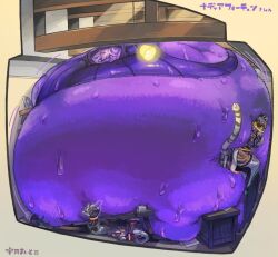 big_ass blueberry_inflation bubble_butt female huge_ass room_filling spherical_inflation sunken_head sunken_limbs waai_fu_(arknights) zenimakitchen