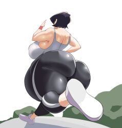 1girls 2023 asian asian_female ass ass_focus big_ass big_butt black_hair blue_crow clothed clothed_female fully_clothed gigantic_ass gigantic_breasts gigantic_butt huge_ass huge_breasts huge_butt komi-san_wa_komyushou_desu komi_shuuko large_ass large_breasts large_butt light-skinned_female light_skin mature mature_female milf mother running short_hair sneakers tank_top thick_thighs thighs voluptuous voluptuous_female yoga_pants