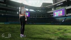 1girls 3d animated ass baseball big_ass blender braided_ponytail clothing dead_or_alive female female_only generalbutch human leggings microsoft microsoft_windows momiji_(ninja_gaiden) ninja_gaiden no_sound pale_skin perfect_loop shorter_than_30_seconds sport sports sportswear stadium thick_thighs tight_clothing video wide_hips windows_8 yoga_pants