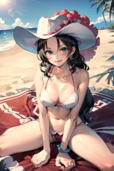 1girls ai_generated alvida big_breasts bikini breasts female female_only one_piece