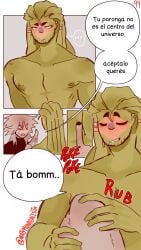 2boys argentina_(countryhumans) brazil_(countryhumans) comic comic_page countryhumans couple gay kinky_naty male married_couple spanish_text