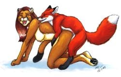 1boy 1girls 2005 anthro anthro_female anthro_penetrated breasts canid canine cougar doggy_style duo eyes_closed felid feline female female_penetrated feral feral_male feral_on_anthro feral_on_female feral_penetrating feral_penetrating_anthro feral_penetrating_female fox furry interspecies long_hair long_hair_female male male/female male_penetrating male_penetrating_female moodyferret mountain_lion mouth_open puma sex straight straight_sex vulpine whiskers zoophilia