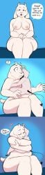 1boy 1girls breasts female furby_(twistedfurby) male nude tagme toriel twistedfurby undertale wholesome