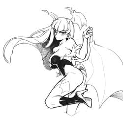 aeyga clothing darkstalkers demxxx drawn large_breasts morrigan_aensland succubus