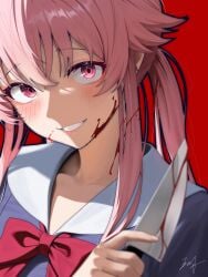 gasai yuno from mirai nikki by wuhe2233pz