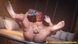 deadpool from marvel by 2toneskeleton