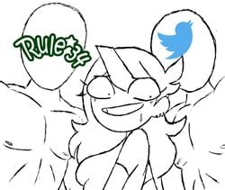 1girls 2021 2boys before_sex brown_hair earrings female highres imminent_sex implied_sex jaiden jaiden_animations jigglytoons looking_back male muscular muscular_male rule_34_(booru) sweat trio twitter white_background wide_eyed youtube