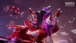 16:9 3_fingers 3d_(artwork) 3d_animation amazon_position animated anthro anthro_focus anthro_penetrated areola arm_support ass bandai_namco bedroom_eyes between_legs big_breasts big_butt black_body blinking blurred_background bouncing_breasts breasts claws curvy_figure cynthia_(furromantic) depth_of_field digimon digimon_(species) digital_media_(artwork) dildo dominant dominant_anthro dominant_female double_dildo duo female female/female female_anthro female_on_bottom female_on_top female_penetrated female_penetrating female_penetrating_female fin fingers furromantic_(modeler) genitals glistening glistening_body glowing glowing_body glowing_eyes glowing_markings guilmon guilmon_(furromantic) head_wings hi_res inside leg_grab legs_up lizard looking_down looking_pleasured lying machine markings moan narrowed_eyes nudaya nude on_back on_bottom on_top open_mouth penetration plap plap_(sound) purple_body red_body red_scales reptile robot scales scalie seductive sex sex_toy sex_toy_in_vagina sex_toy_insertion short_playtime sound sound_effects spread_legs spreading synth_(vader-san) tagme tail tail_motion thick_thighs thrusting tongue tribadism unusual_wing_placement vaginal_penetration video voice_acted vulva wide_hips widescreen wings