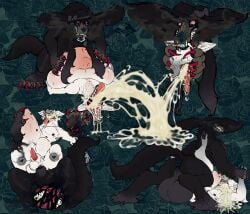 absurd_res afghan_hound all_the_way_through anal anal_sex animal_genitalia animal_penis anthro anthro_on_feral anus balls bodily_fluids borzoi bulge canid canine canine_genitalia canine_penis canine_teeth canis cetacean_genitalia crying cum cum_drip cum_from_mouth cum_from_nose cum_in_ass cum_in_mouth cum_in_nose cum_inside cum_vomit cumshot davis_graves_(yonnixart) domestic_dog dominant dominant_feral dominant_male dripping drooling ejaculation excessive_cum excessive_genital_fluids feral fondling fondling_internal_bulge fur_hat genital_fluids genitals growling hi_res huge_filesize hunting_dog inflation knot knotted_penis madri_(madrii) male male/male male_penetrating mammal monster mouth_shot multi_eye nonbinary_(lore) open_mouth penetration penile penile_penetration penis penis_in_ass questionable_consent rumbling_stomach saliva screaming sighthound smoke smoke_from_mouth smoke_from_nose smoking smoking_during_sex spread_legs spreading stomach_bulge stomach_inflation tears wrestling yonnixart zoophilia