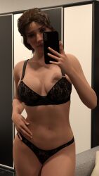 3d 9:16 brown_eyes brown_hair call_of_duty call_of_duty_black_ops_6 female female_only selfie underwear yara_alvarez