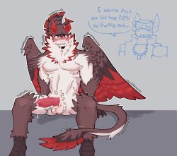 blush d4rkst4r1zms erection feathered_tail horns humanoid inphernal nervous penis phighting precum roblox roblox_game rocket_(phighting) self_upload shy sword_(phighting) unusual_genitalia wings