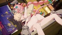 1boy 1girls 3d 3d_animation aether_(genshin_impact) animated ass audio back_view big_ass big_breasts bouncing_ass breasts cowgirl_position fat_ass female from_behind from_behind_position genshin_impact hoyoverse lecheryamoreva light-skinned_female light-skinned_male light_skin long_hair longer_than_10_seconds longer_than_30_seconds looking_back loop looping_animation male male/female mihoyo no_cum penile_penetration penis penis_in_pussy pussy raytracingva sex sound straight straight_sex tagme twiistedlewds vaginal_penetration vaginal_sex varesa_(genshin_impact) video voice_acted