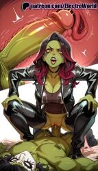 gamora from guardians of the galaxy by electroworld