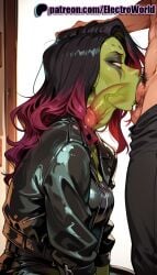 1boy 1girls 2025 ai_generated artist_name black_hair blowjob blowjob_face cock dick electroworld erection fellatio female gamora guardians_of_the_galaxy hi_res high_quality high_resolution highres licking male_pubic_hair marvel multicolored_hair multiple_fellatio oral oral_sex patreon patreon_username penis pink_hair pubic_hair stable_diffusion straight sucking uncensored veins veiny_penis watermark