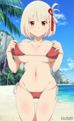 1girls ankake_pasta areola_slip areolae areolae_slip bare_arms bare_belly bare_chest bare_hands bare_hips bare_legs bare_midriff bare_navel bare_shoulders bare_skin bare_thighs beach belly belly_button bikini bikini_bottom bikini_only bikini_top blonde_eyebrows blonde_female blonde_hair blonde_hair_female blue_sky boob_grab breast_grab breast_hold breasts busty busty_female busty_girl busty_teen caressing_breasts closed_mouth_smile clouds coast collarbone curvaceous curvaceous_body curvaceous_female curvaceous_figure curvaceous_hips curvaceous_teen curvy curvy_body curvy_female curvy_figure curvy_hips curvy_teen day daylight daytime digital digital_art digital_drawing digital_drawing_(artwork) digital_media digital_media_(artwork) elbows exposed_arms exposed_belly exposed_chest exposed_hips exposed_legs exposed_midriff exposed_navel exposed_shoulders exposed_skin exposed_thighs female female_focus female_only fingernails fingers fondling fondling_breasts fondling_own_breast fondling_own_breasts fondling_self grabbing_breast grabbing_breasts grabbing_own_breast grabbing_own_breasts grabbing_tits groin grope groping groping_breast groping_breasts groping_chest groping_own_breast groping_own_breasts groping_self hair_ribbon hair_tie halterneck high_resolution highres horizon hourglass_figure inguinal_crease inguinal_ligament large_breasts lean_figure looking_at_viewer lycoris_recoil medium_hair midriff narrow_waist navel nipples nishikigi_chisato ocean one_side_up outdoor outdoor_nudity outdoors outside red_bikini red_bikini_bottom red_bikini_top red_eyes red_eyes_female red_hair_ribbon red_hair_tie red_ribbon red_string_bikini red_swimsuit red_swimwear ribbon sand sea seaside shoulders side-tie_bikini sky slender_body slender_waist slim_waist smile smiley_face smiling smiling_at_viewer smirk solo standing string_bikini swimsuit swimwear teen_girl teenage_girl teenage_nipples teenage_tits teenager thick_thighs thigh_gap thighs uncensored uncensored_breasts uncensored_nipples upper_body wide_hips young_female young_woman