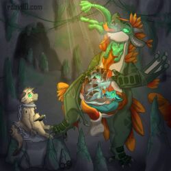 absurd_res anal anal_vore belly_grab bondage bound cavern chain_leash chained chains digestion dragon european_mythology feather_hair feathered_crest feathered_dragon feathered_scalie feathered_wings feathers head_crest hi_res hypnosis hypnotic_eyes hypnotized_eyes hypnotized_prey kobold leash melting melty_digestion mind_control mythological_creature mythological_scalie mythology neck_bulge organs oswin_(raevi10) pseudo_hair raevi10 reptile scalie stomach stomach_bulge tail tail_feathers vore western_dragon wings wyvern