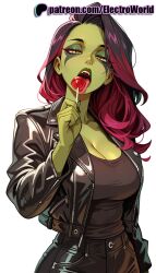 gamora from guardians of the galaxy by electroworld
