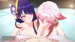 1boy 3d 3d_animation 3girls aether_(genshin_impact) after_sex ass assisted_fellatio balls bathhouse belly big_breasts blender_(software) blonde_hair blue_hair bodily_fluids bouncing_breasts braided_hair braided_ponytail breasts breasts_out censored censored_penis censored_pussy chiyo1000nights cum cum_in_mouth cum_in_pussy cum_inside drinking_cum earrings ejaculation eye_contact female femdom fingering fingering_partner foursome from_behind from_behind_position geministarsign genshin_impact gentle_femdom hair_ornament handjob handjob_from_behind hd heavy_breathing highres hoshinomeririri hoyoverse jiggle jiggling_ass jiggling_breasts kissing_penis laughing licking licking_penis light-skinned_female light-skinned_male light_skin longer_than_5_minutes longer_than_one_minute looking_at_viewer magicalmysticva male/female male_pov mihoyo missionary_position mosaic_censoring multiple_girls night nipple_play nipple_teasing nipple_tweak nipples nude nude_female nude_male on_back onsen open_mouth opennsfwsp oral oral_sex orgasm pastapaprika penis penis_in_pussy penis_kiss penis_lick pink_eyes pink_hair playful pov pov_eye_contact purple_eyes purple_hair pussy raiden_shogun reverse_cowgirl_position riding_penis sex sitting_on_person sound sound_effects submissive_male swallowing swallowing_cum tagme teasing testicles tongue_out underwater vagina vaginal_penetration vaginal_sex video video_games yae_miko yumemizuki_mizuki