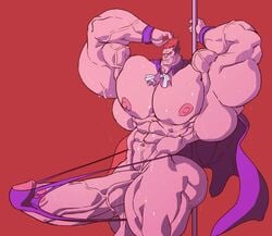 abs biceps bodybuilder boner darkstalkers demitri_maximoff erection hyper hyper_balls hyper_genitalia hyper_muscles hyper_penis hyper_testicles male male_focus male_only muscle muscles muscular muscular_arms muscular_ass muscular_back muscular_legs muscular_male muscular_thighs nipples pecs remert solo solo_male stripper_pole sweat sweating sweaty underwear veins veiny_penis