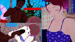 3d 3d_(artwork) dark-skinned_male ella femboy feminization interracial koikatsu mentally_melted sissy tomgirl yaoi