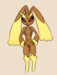 furry lopunny pokemon pokemon_(species) riverxa sling_bikini