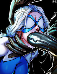 1boy 1girls breasts dawn_granger dc dc_comics dove_(dc) erection fellatio hawk_(dc) hawk_and_dove huge_cock oral penis pumpkinsinclair straight superheroine unseen_male_face