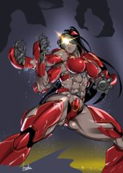 1girls 2020 3_arms abs armor ass_visible_through_thighs black_hair bowalia breasts crimson_typhoon cyborg female humanized jeager legendary_pictures mecha multi_arm multi_limb muscular muscular_female pacific_rim tagme thick_thighs thighs