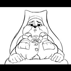 anthro black_and_white breasts cum cum_on_clothes cum_on_face cum_through_clothes cum_through_clothing cumshot disney enteiiro facial female fox human human_on_anthro maid_marian male male_human/female_anthro male_on_anthro military military_uniform outercourse paizuri paizuri_under_clothes partial_male penis penis_under_clothes robin_hood_(disney)