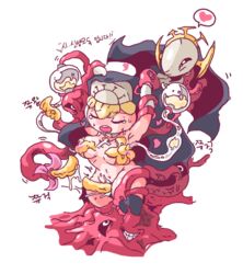 1girls breasts double_(skullgirls) female heart ioh large_breasts masturbation nun skullgirls solo_female