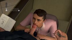 1boy 1girls 3d animated arcadnsfw blowjob bribe brown_hair clothed clothed_sex clovis_galleta cole_phelps faceless_male fellatio interrogation la_noire looking_up mp4 no_sound notebook notepad oral pencil pulling_pants_down questionable_consent rockstar_games smeared_lipstick video video_game_mechanics