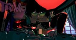 1boy 1girls 3d anal_sex animated black_hair bob_cut female glasses green-tinted_eyewear guilty_gear i-no male penetration pov rough_sex sex short_hair sol_badguy straight sunglasses tagme thighhighs thumpnsfw tinted_eyewear witch_hat