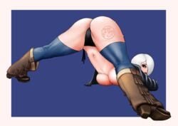 angel_(kof) big_ass big_breasts big_butt female jack-o_pose jackochallenge king_of_fighters meme ohmyseki solo underboob