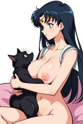 ai_generated breasts cartoon feline female sailor_moon