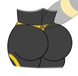 ass ass_focus big_ass body_markings bubble_butt butt butt_crack butt_focus eeveelution furry furry_only huge_ass pokemon pokemon_(species) tagme tail tail_markings tanookers thick_thighs umbreon white_background wide_hips