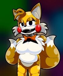 big_breasts breasts chubby chubby_female curvy five_nights_at_freddy's five_nights_at_sonic's freddy9207 tails tails_the_fox tailsko thick thick_thighs toy_tails_(fnas)