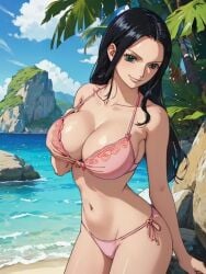 ai_generated bikini female female_only iyuyu240824 nico_robin one_piece