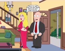 american_dad avery_bullock female francine_smith penis roger_smith sexy_clothing