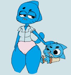 gumball watterson from cartoon network by toedi