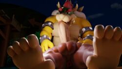 16:9 2boys 3d anthro ape balls big_penis blowjob_face bowser bowser_day bracelet chest_tuft donkey_kong donkey_kong_(series) duo fellatio foot_fetish gay genitals gorilla haplorhine hi_res horn jewelry jungle koopa male male/male male_only mammal mario_(series) multiple_boys nintendo nipples oral paws penile penis primate ring scalie sex tippytaps tuft video_games widescreen yaoi