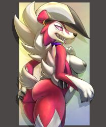 lycanroc from nintendo by cream.pup